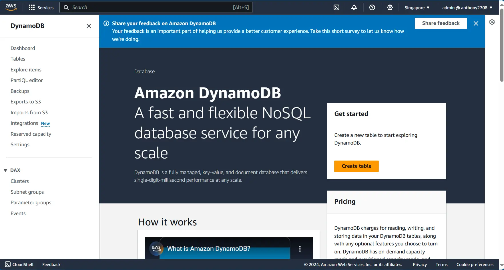 DynamoDB