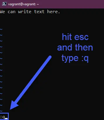 vim quit